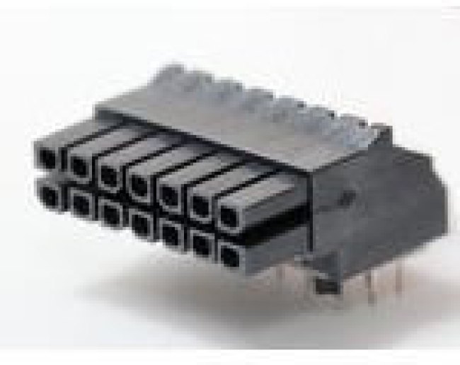 0447641401, Conn Wire to Board RCP 14 POS 3mm Solder RA Side Entry Thru-Hole Tray 0447641401, Conn Wire to Board RCP 14 POS 3mm Solder RA Side Entry Thru-Hole Tray