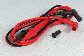 Щупы для мультиметра BC55-10040; № 15392 щуп шт "BANANA"x2-щуп d2x2\0,9м\угл\ закр\BC5510040