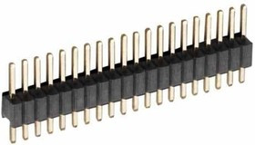 M52-040023V1045, Headers &amp; Wire Housings Pin,1.27mm Tail,Vert SIL, 10P, Single Ro