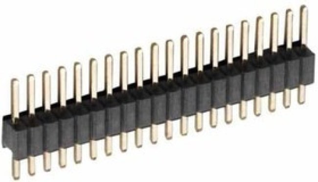 M52-040023V1045, Headers &amp; Wire Housings Pin,1.27mm Tail,Vert SIL, 10P, Single Ro