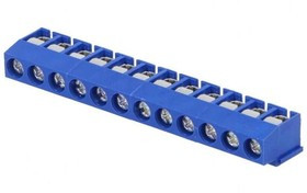 ETB11120B000Z, Зажимная рейка для печатных плат, угловой 90°, 5мм, на PCB, 8А