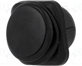 R13203A8402, ROCKER; SPST; Pos: 2; ON-OFF; 10A/250VAC; 25A/12VDC; black; IP65