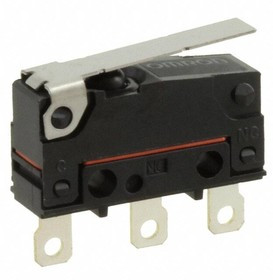 D2SW-P2L1H, Микропереключатель SNAP ACTION, с рычагом, SPDT, 2A/250ВAC, IP67 D2SW-P2L1H, Микропереключатель SNAP ACTION, с рычагом, SPDT, 2A/250ВAC, IP67