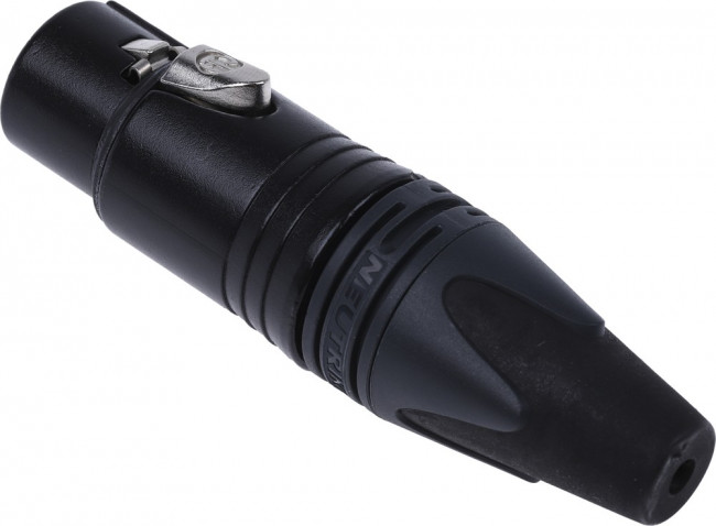 NC3FXX-BAG, Аудио разъем XLR, 3 контакт(-ов), Гнездо, Монтаж на Кабель, Контакты с Покрытием из Серебра