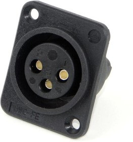 PD3FSC1AU, XLR Connectors QG PLASTIC PANEL MT