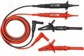 CIH3007, Комплект измерительных проводов, 10А, Мат-л изол.пров: силикон