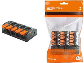 Соединительная клемма СК-615 (2,5мм2) (5 шт/упак) TDM