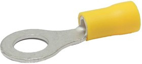 Кольцевой изолированный наконечник ROV-806 с ПВХ манжетой 4.6...6.6мм2/М8/ Жёлтый/6500806