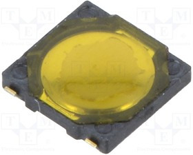 TVCU12BB, Микропереключатель TACT, Положения 2, 0,05A/12ВDC, SMT, OFF-(ON)