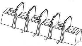 38720-6218, Barrier Terminal Blocks 9.53MM PCB TERM STRP 18 CKT
