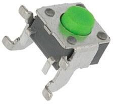 PTS645VM13SMTR92, Микропереключатель TACT, SPST-NO, Пол: 2, 0,05A/12ВDC, нет, 1,6Н