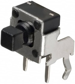 TL1105VF100Q, Tactile Switches R/A TACT .124