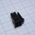 0430250400, Conn Housing RCP 4 POS 3mm Crimp ST Cable Mount Black Micro-Fit 3.0™ Bag