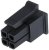 0430250400, Conn Housing RCP 4 POS 3mm Crimp ST Cable Mount Black Micro-Fit 3.0™ Bag