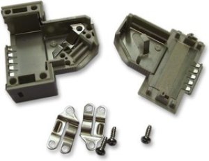 1393738-2, Корпус разъема Backshell 15-позиционный двухкомпонентный, серый, 37,5°, экранированный 1393738-2, Корпус разъема Backshell 15-позиционный двухкомпонентный, серый, 37,5°, экранированный