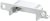 G125-9711202, BACKSHELL W/ PANEL MNT LUGS, 12POS, ALUM