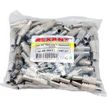 05-2011, FD-03151, Штекер TV "никель" с пружиной