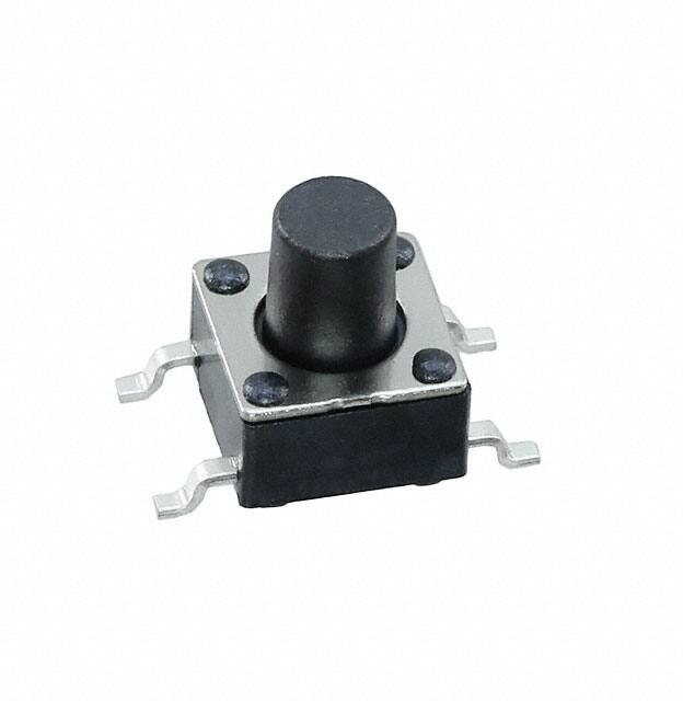 TL3301EF100QG, Tactile Switches 6mm SMT Gull Wing 7.3mm Act Height