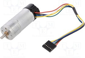 POLOLU-4863, Двигатель: DC, с энкодером, с редуктором, Medium Power, 12ВDC