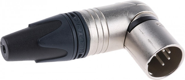 Neutrik NC5MRX разъем XLR угловой male кабельный 5 контактов Neutrik NC5MRX разъем XLR угловой male кабельный 5 контактов