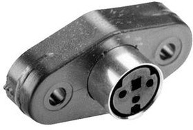 MD-80SP, Circular DIN Connectors 3 8 Positions, Receptacle, Vertical, Panel Mount, Mini Circular DIN Connector