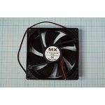 Вентилятор 92x92x25, напряжение 24В, ток 0,1А, выводы 2L, подшипник скольжения, FBDCF-9225D24HS MX