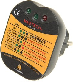 13-1260, Тестер розеток MS6860D MASTECH