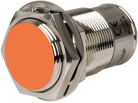 PRCM30-10DP Индуктивный трёхпроводный датчик в стандартном корпусе 35мм с индикатором и разъемом M12x1, PNP НО, зона срабатывания 10мм