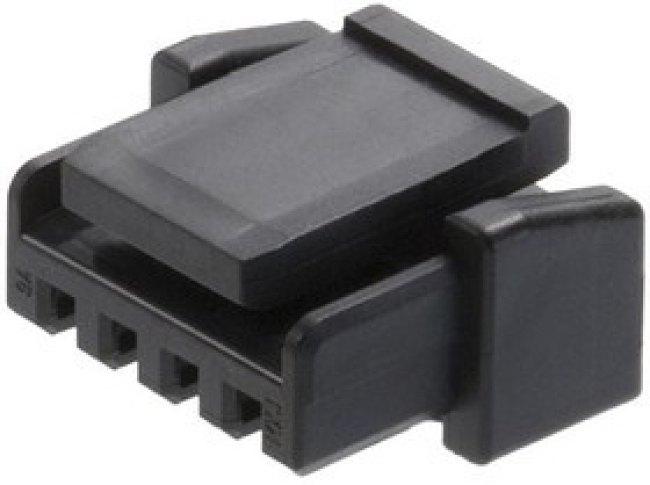 204532-0301, Housing, Receptacle, Poles - 3, Rows - 1