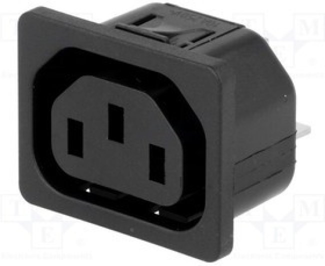6600.4315, AC Power Entry Modules SNAP-IN .250 QC