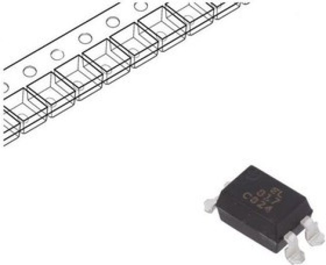 G3VM-61VY2, Solid State Relays - PCB Mount Mos Fet Relay, SMT 60V, 1 form A,SOP4