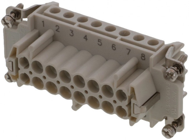 MX-93603-0026, Разъем: HDC, "папа" + "мама", S-A, PIN: 5, 4+PE, размер 3А, угловой MX-93603-0026, Разъем: HDC, "папа" + "мама", S-A, PIN: 5, 4+PE, размер 3А, угловой