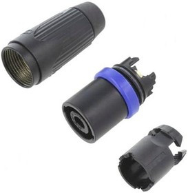 NTR-NLT4MX-BAG, Разъем: круглый, пайка, "папа", speakON STX, 9-16мм, 6мм2, 40А