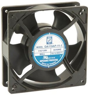 OA119AP-11-1TB, AXIAL FAN, BALL, 130CFM, 46DB, 14W, 115V OA119AP-11-1TB, AXIAL FAN, BALL, 130CFM, 46DB, 14W, 115V