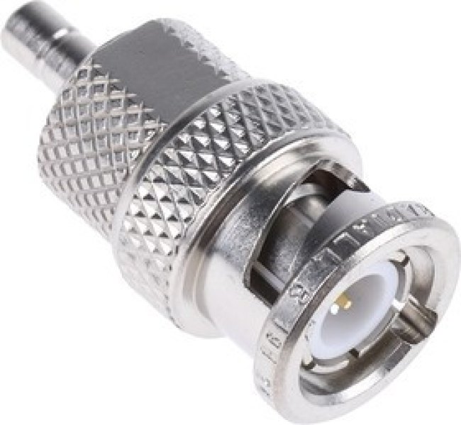 R191209000, Straight 50 RF Adapter SMB Plug to BNC Plug 4GHz R191209000, Straight 50 RF Adapter SMB Plug to BNC Plug 4GHz