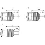 J01020A0113, Вилка, N, "папа", прямой, 50Ом, RG223, RG400, обжим, на провод J01020A0113, Вилка, N, "папа", прямой, 50Ом, RG223, RG400, обжим, на провод