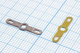 Клемма"лепесток" d2,3x2-7,0, латунь луженая; №2063 клемма"лепесток" d2,3x2-7,0\\ лат луж\\\