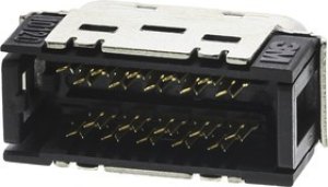 10120-6000EL, Разъем D Sub, Mini D (Ribbon Connector), Штекер, Серия 101, 20 контакт(-ов), IDC / IDT