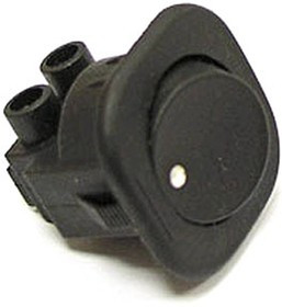 RS-101-7C on-off черный, Клавишный переключатель RS-101-7C, ON-OFF, чёрный