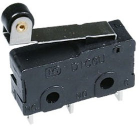 SM5-05N-45G-G, микропереключатель с лапкой 250В 5A широкие выводы