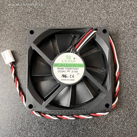 Вентилятор LX-FAN FDB801524H, 24V, 0.14A, 80x15