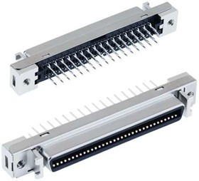 10268-6212PC, D-Sub Micro-D Connectors 68P VERT SHLD RECEPT BOARDMNT M2.5 THREAD