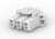 1376389-1, PLUG HOUSING, 3POS, PA 6.6 GF, NATURAL
