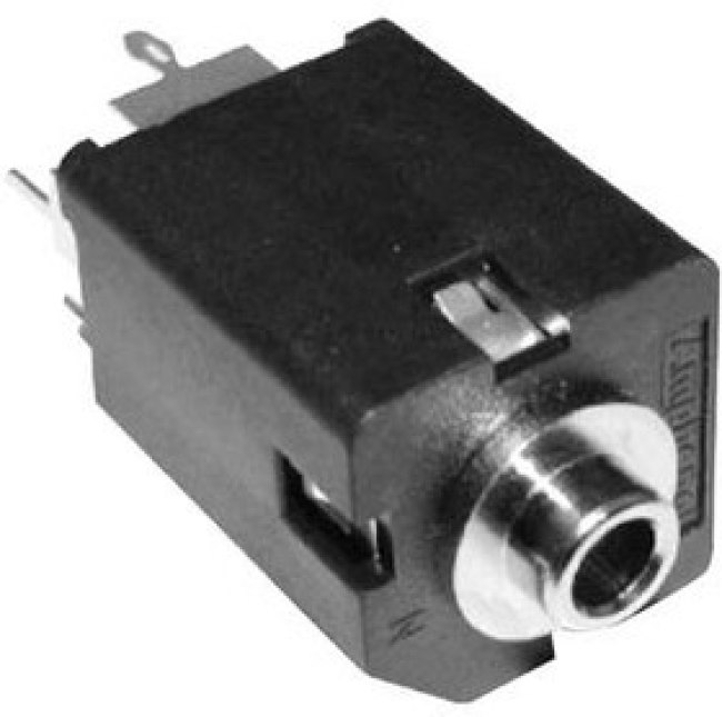 ACJSNV355, Телефонный аудио разъем, 3.5mm, 5 контакт(-ов), Гнездо, Монтаж в Панель