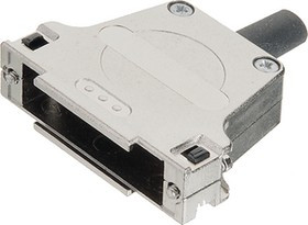 09670370344, D-Sub Backshells D SUB TOP ENTRY HOOD MET 37 POLE