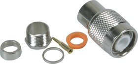 HYR-0201C (GT-201C) (TNC-7406C) (TNC-S6P), Разъем TNC, штекер, RG-6, зажим (Clamp)