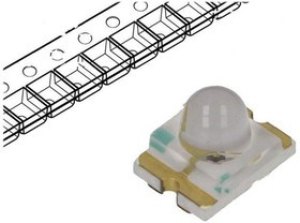 ASMT-BA20-AS000, LED; SMD; 1210; amber; 180?285mcd; 3.2x2.4x2.4mm; 15°; 2?2.4V; 20mA