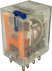 MCJQX-13F-KF2C-110VAC, Реле питания, DPDT, 110 В AC, 10 А, JQX-13F-KF, Гнездо