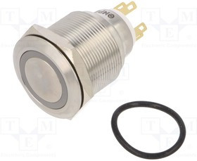 LAS1GQ25-11ZEB24VS, Переключатель: антивандальный; Пол: 2; SPDT; 3A/220ВAC; 5A/24ВDC