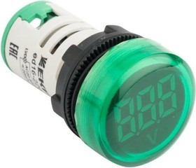 Индикатор значения напряжения зеленый ED16-22VD PROxima 10 штук SQed16-22vd-g Индикатор значения напряжения зеленый ED16-22VD PROxima 10 штук SQed16-22vd-g